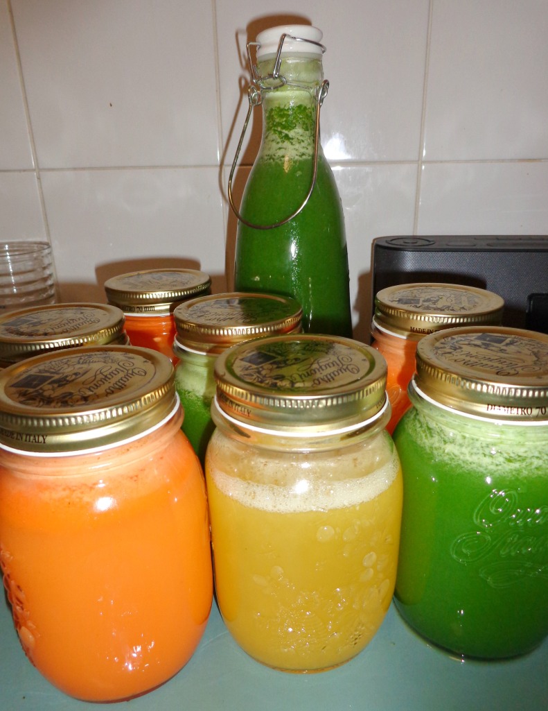 Juices ready for work!