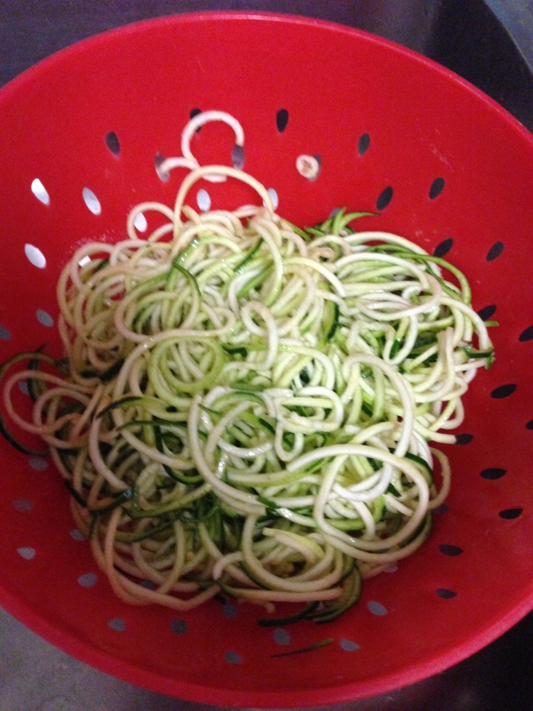 Zucchini noodles!